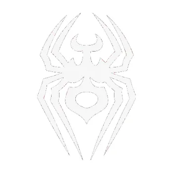 Samolepící dekorace Pavouk 008 (09 - bílá) SAMOLEPKA NA AUTO, NÁLEPKA, FÓLIE, POLEP, TUNING, VLASTNÍ TEXT, TISK, AUTOSAMOLEPKY.cz, POLEPY, OBRÁZEK, LOGO, 3D STICKERS