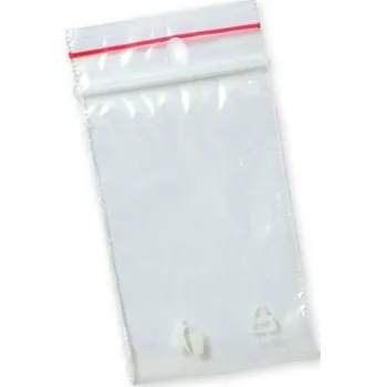 Sáček na potraviny Sáček na zip s dírkou, 7 x 10 cm, 100 ks, 40 mic.