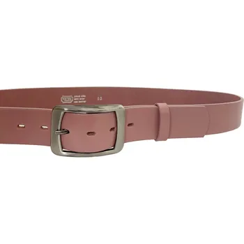 Opasek PENNY BELTS Kožený opasek 162503 růžový - 100 cm