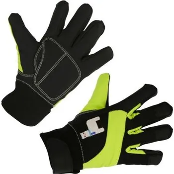 Vybavení pro jezdce Dětské zimní rukavice Mini, 6-8 let, žluto-černé