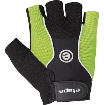 Chránič rukou Cyklistické rukavice ETAPE Grip černá-zelená Velikost: L