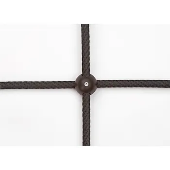 Lano Šplhací síť Herkules PES 16 mm, oko 12,50 cm, plastové koule, černá