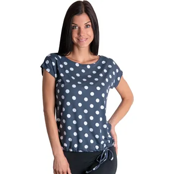 Dámské tričko Dámské tričko Lui 01 s krátkým rukávem Babell Barva/Velikost: jeans / S/M