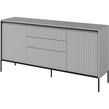 Komoda Dig-net nábytek Komoda SWING TR-01 s LED osvětlením | šedá