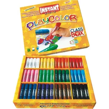 Vodová barva Temperové barvy Playcolor, sada 144 ks - tuhé