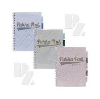 Blok Spirálový blok A4 Pukka Haze Project Book 9871 100l linkovaný mix barev