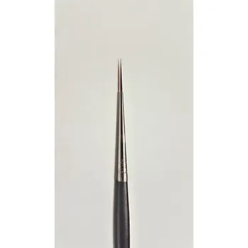 Umělé nehty Lineární štětec Kolinsky premium 10mm - extra tenký 00000