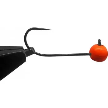 Umělá nástraha Jigovky.cz jigové hlavičky Wolframové HD Barbless Orange vel.4 5ks Gramáž: 0,9g
