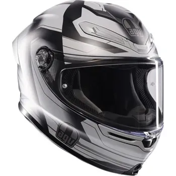 Helma na motorku AGV K6 S E2206 MPLK ULTRASONIC MATT BLACK/GREY vel. XL