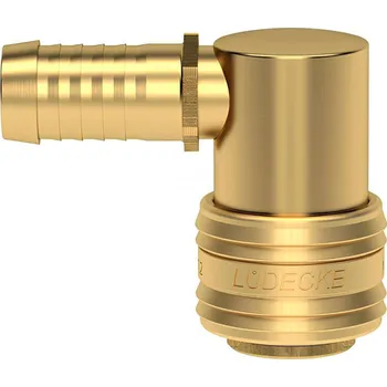 Příslušenství ke kompresoru Lüdecke Rychlospojka s trnem na hadici 90° - 6 mm