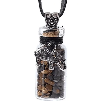 Přívěsek Milujeme Kameny Tygří oko přívěsek s přívěskem slona 396436