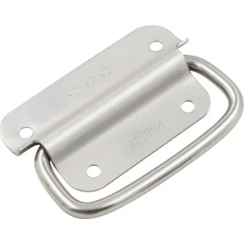 Nábytkové kování Sklopné nerezové madlo pro bednu 100mm 1ks (DRB100)