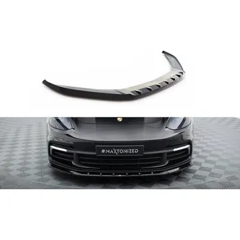 Karosérie Spojler pod nárazník lipa V.1 Porsche Panamera E-Hybrid 971 černý lesklý plast
