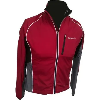 Cyklistická bunda Bunda na kolo CRAFT Courier dámská červená Velikost: S