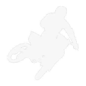 Samolepící dekorace SAMOLEPKA Motorka 025 pravá motokros (09 - bílá) NA AUTO, NÁLEPKA, FÓLIE, POLEP, TUNING, VLASTNÍ TEXT, TISK, AUTOSAMOLEPKY.cz, POLEPY, OBRÁZEK, LOGO, SAMOLEPKY