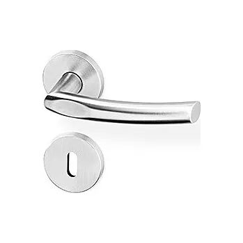 Dveřní kování ACT Ilsa SlideBloc R (NEREZ), klika-klika, Otvor pro obyčejný klíč BB, AC-T Nerez