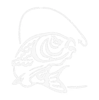 Polep vozidla SAMOLEPKA Ryba s návnadou 002 pravá (09 - bílá) NA AUTO, NÁLEPKA, FÓLIE, POLEP, TUNING, VLASTNÍ TEXT, TISK, AUTOSAMOLEPKY.cz, POLEPY, OBRÁZEK, LOGO, SAMOLEPKY