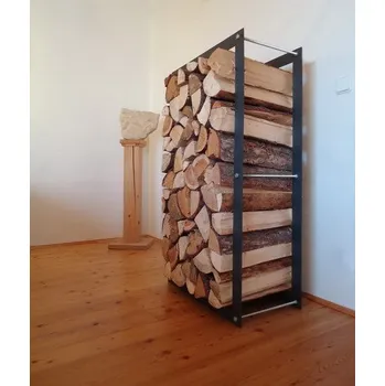 Designový zásobník na dřevo HENRY - Velký Zoro - výška 130 cm