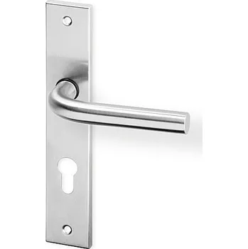 Dveřní kování Dveřní kování ACT Lida HR (NEREZ) - s pružinou, klika-klika, Otvor na cylindrickou vložku PZ, AC-T Nerez, 72 mm