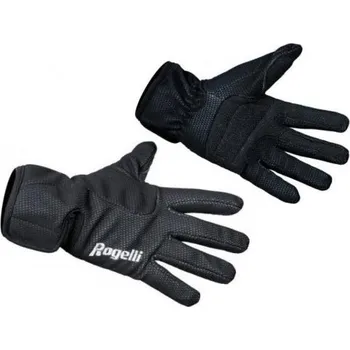 Cyklistické rukavice Zimní cyklistické rukavice ROGELLI Oregon černá Velikost: S
