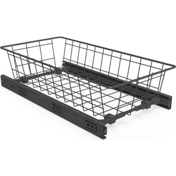 Šatní skříň In-Design Úložný šatní koš plný výsuv tlumené zavírání výška 220 mm antracitová Šířka koše (mm): 235 mm, Minimální nastavitelná šířka: 250 mm, Maximální nastavitelná šířka: 310 mm