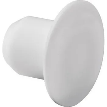 Stolová podnož Walteco Záslepka, průměr 7mm, plast, bílá, 10 ks
