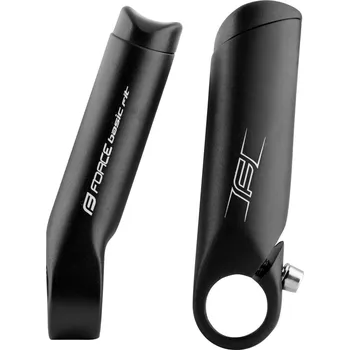 Rohy na řídítka rohy FORCE FIT 11 cm Al, černé matné + Výměna dárku do konce ledna 2026