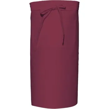Pracovní zástěra Link Kitchen Wear Kuchařská zástěra s kapsou X970T Bordeaux 100 x 70 cm