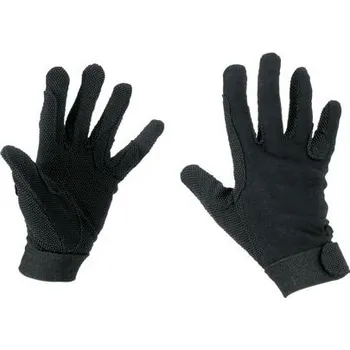 Jezdecké rukavice Covalliero COTTON JERSEY černá velikost XS