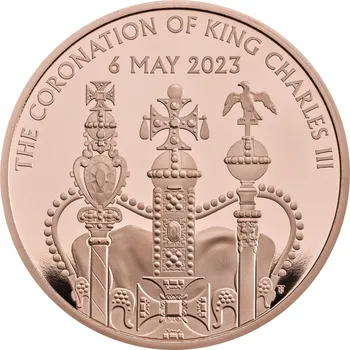 Zlatá mince Král Karel III. - Korunovace UK 5 GBP 39.94 g proof 2023
