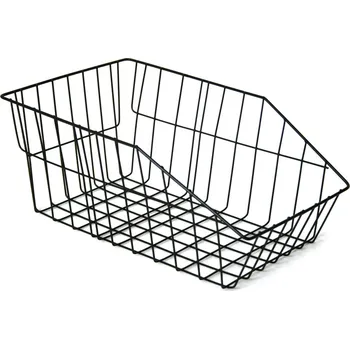 košík na kolo Komorn zadní na nosič 45 x 24 x 14 cm černý 