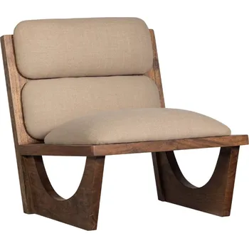 Křeslo WOOOD Béžové bouclé křeslo Oulen