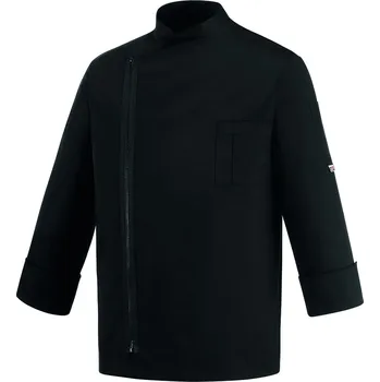 Gastro oděv Kuchařský rondon EGOchef ZIP (zapínání na zip) - černý 4XL E-2074002E4XL
