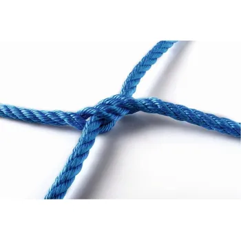 Lano Šplhací síť Multifil PP 16 mm, oko 25 cm, zapletený spoj, modrá