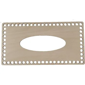 Dřevěný výřez na háčkování víko na kapesníky