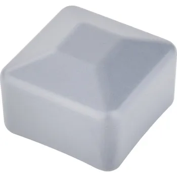 Příslušenství pro plot Plastová krytka pro solární profily Barva: Šedá, Rozměr: 40x40 mm