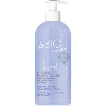 Tělový krém beBIO Hyaluro bioMoisture intenzivně hydratační tělový balzám pro velmi suchou pokožku 350 ml