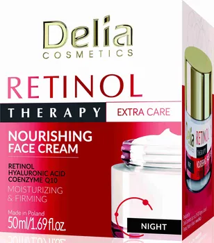 Pleťový krém Delia Cosmetics Retinol Therapy Nourishing Face Cream vyživující noční krém 50 ml