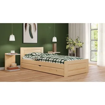 Postel Postel Naďa 80x200 cm + rošt a šuplík ZDARMA