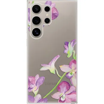 Telefonní příslušenství Odolné silikonové pouzdro iSaprio - Purple Orchid - Samsung Galaxy S24 Ultra