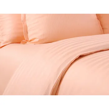 Mirtex Látka ATLAS GRADEL 170/410 Lososová 20mm hotelový pruh šíře 145cm Ceník: METRÁŽ: od 1 metrů