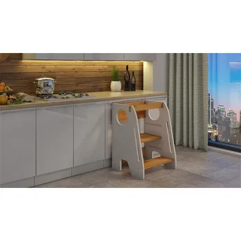 Dětský pokoj Naučná věž pro děti Helper bílá-sosna