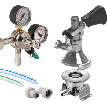 Příslušenství pro výčepní zařízení Narážecí set Lindr HC plochý CO2 + mycí hlava