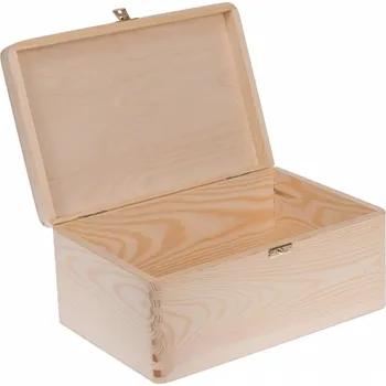 Dárková krabička Krabička dřevěná 30x20x14 cm zapínání