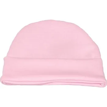 Kojenecká čepice Kojenecká bavlněná čepička - růžová 56
