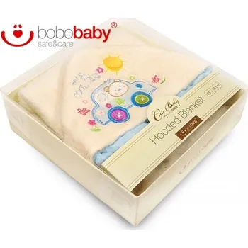 Dětská osuška BOBOBABY - Medvídek v autě dárkové balení