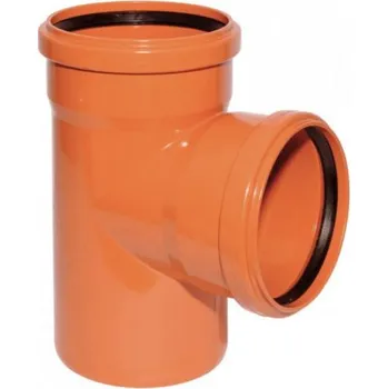 kanalizace GIENGER Odpadní odbočka KGEA plastová 87° DN 125/110 ø 125/110 mm