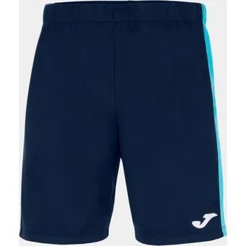 Dámské kraťasy Sportovní šortky JOMA MAXI SHORT DARK NAVY-FLUOR TURQUOISE Velikost: 96-100, Barva: NAVY-TURQUOISE