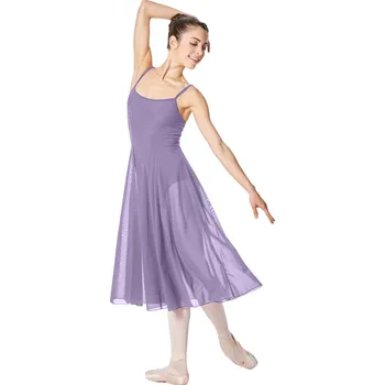 Body Lulli,Šaty na modernu – dlouhé LUB256, levandule S