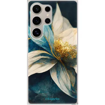 Pouzdro na mobilní telefon Odolné silikonové pouzdro iSaprio - Blue Petals - Samsung Galaxy S24 Ultra